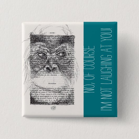 Monkey Year 2016ボタンを笑ってない 缶バッジ (正面)