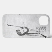 Monkey zen painting meditation phone Case-Mate iPhoneケース (裏面 (横))