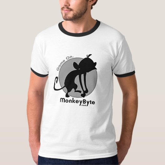 MonkeyByte.comの公式のTシャツ Tシャツ (正面)