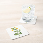 monkeyflower(Mimulus sp.)by Redoune スクエアペーパーコースター (インサイチュ)