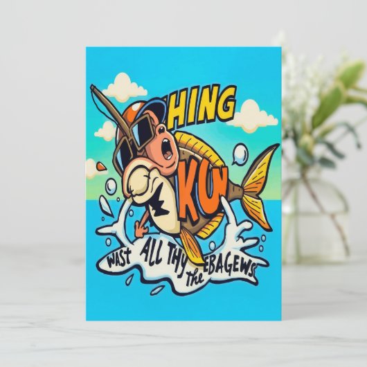 Monkeyingのまわりに魚釣り冒険 招待状 (スタンド正面)