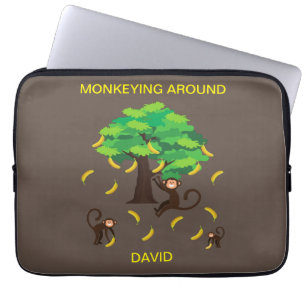 「Monkeyingのまわりに」 ラップトップスリーブ