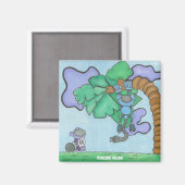 Monkeying のまわりに マグネット (正面/裏面)