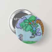 Monkeying のまわりに 缶バッジ (正面&裏面)