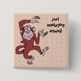 Monkeying のまわりに 缶バッジ