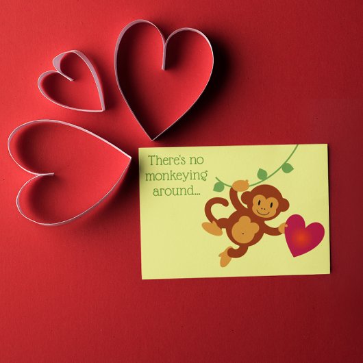 Monkeying のまわりに Post Cardなし シーズンポストカード