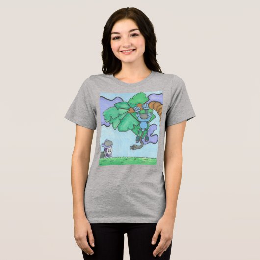 Monkeying のまわりに Tシャツ (正面全面)