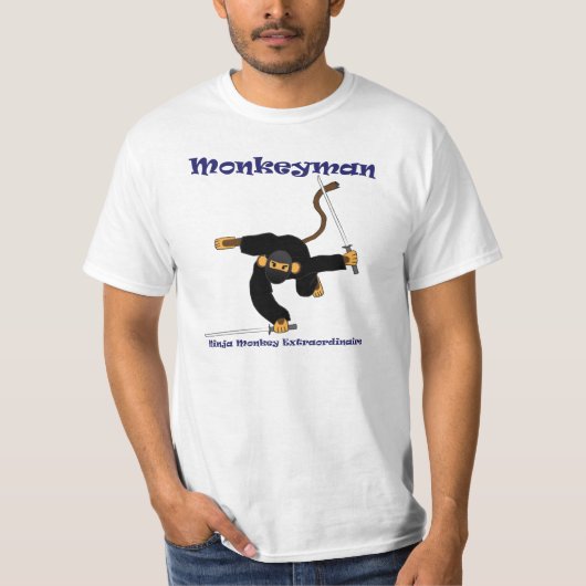 MonkeymanのTシャツ Tシャツ (正面)