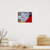 Monkeys考える's about New Year's Resolutions P ポスター (キッチン)