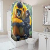 Monkeys シャワーカーテン (インサイチュ)