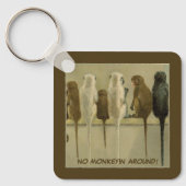 Monkeys Business Birthday From Group Personalized キーホルダー (正面)