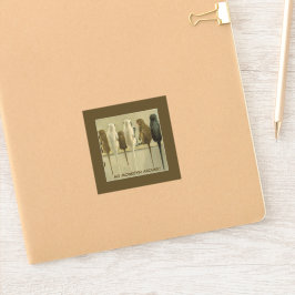 Monkeys Business Birthday From Group Personalized シール