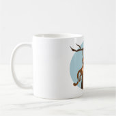 Monkeys climbing the tree cartoon coffee mug コーヒーマグカップ (左)