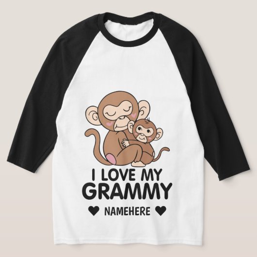MONKEYS I love my Grammy Tシャツ (レイダウン)
