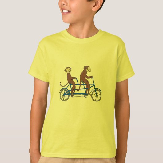 Monkeys on Bike Shirt Tシャツ (正面)