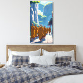 Monks for Peace キャンバスプリント (インサイチュ (寝室))