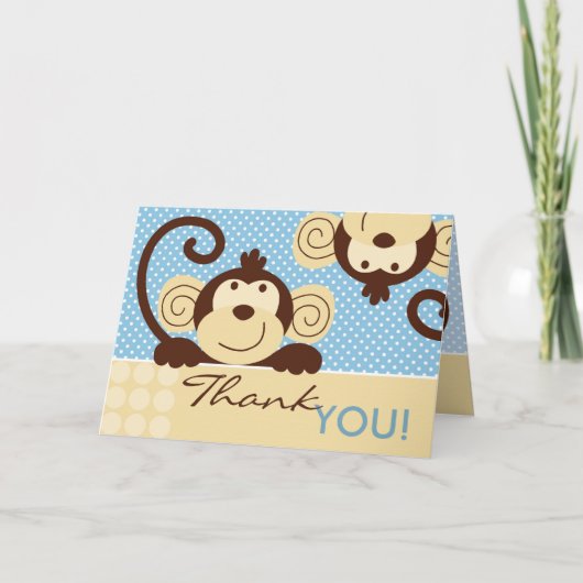 Monky モダン TYカード サンキューカード (正面)