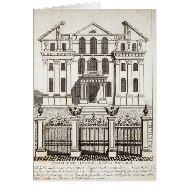 Monmouthの家、Sohoスクエア (正面)