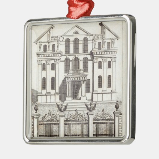 Monmouthの家、Sohoスクエア メタルオーナメント (左)