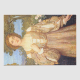 Monna Giovanna (by Edward Robert Hughes) 薄葉紙