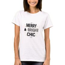 Mono-Chrome Black & White Minimal Xmas – Merry