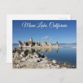 Mono Lake Californiaはがき ポストカード (正面/裏面)