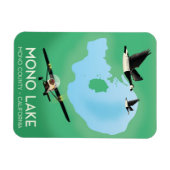 Mono Lake, Mono County, California旅行ポスター マグネット (横)