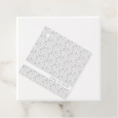 Monochromatic Black Geometric Swirls Pattern フェイバータグ (インサイチュ)