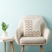 Monochromatic Boho Rainbow Pillow – 16x16 Minimali クッション (椅子)