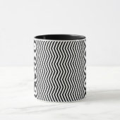 Monochromatic Geometric Lines Combo Mug マグカップ (中央)
