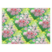 Monochromatic, Rosas, Dianthus caryophyllus,  Gerb テーブルクロス (正面(横))