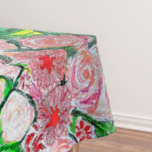 Monochromatic, Rosas, Dianthus caryophyllus,  Gerb テーブルクロス (インサイチュ)