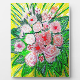 Monochromatic, Rosas, Dianthus caryophyllus,  Gerb フォトプラーク