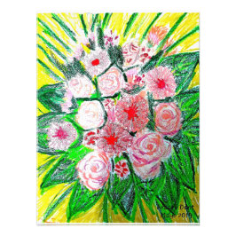 Monochromatic, Rosas, Dianthus caryophyllus,  Gerb フォトプリント