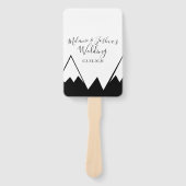 MOnochromeマウンテントップ結婚ズスイート ハンドファン (正面)