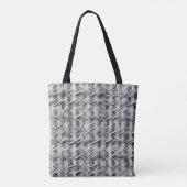 Monochrome abstract geometric pattern 1279 トートバッグ (裏面)