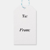 Monochrome Afrofuturist Queens ギフトタグ (裏面)