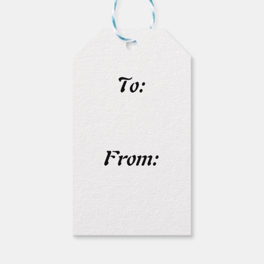 Monochrome Afrofuturist Queens ギフトタグ (裏面)