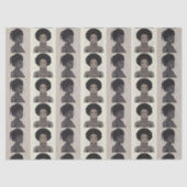 Monochrome Afrofuturist Queens 薄葉紙 (正面)