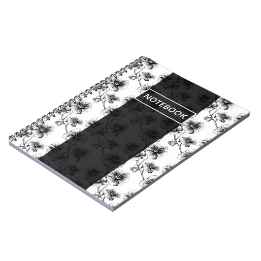 Monochrome Bloom ノートブック (左側)