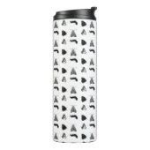 Monochrome Butterfly タンブラー (回転左)