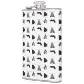 Monochrome Butterfly フラスク (左)