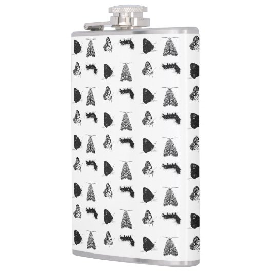 Monochrome Butterfly フラスク (左)