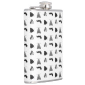 Monochrome Butterfly フラスク (右)