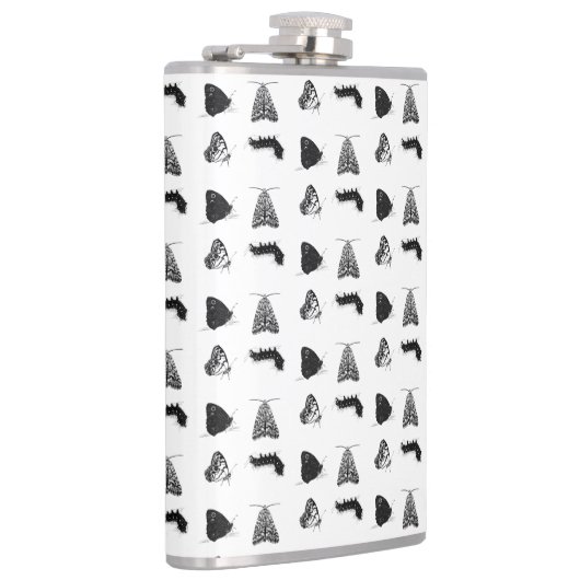 Monochrome Butterfly フラスク (右)