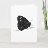 Monochrome Butterfly Card カード (正面)