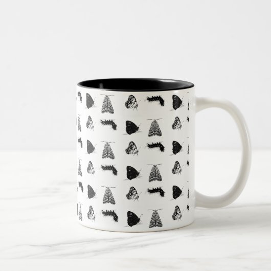 Monochrome Butterfly Mug ツートーンマグカップ (右)