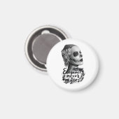 Monochrome Calavera マグネット (正面/裏面)