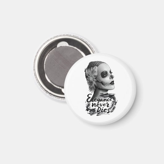 Monochrome Calavera マグネット (正面/裏面)