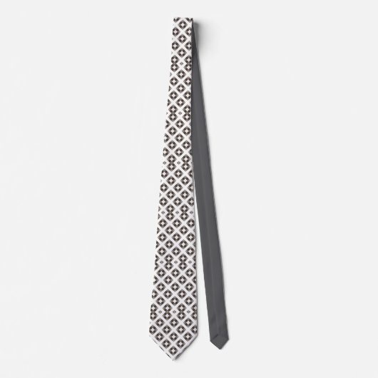 Monochrome Diamond Neck Tie ネクタイ (正面)